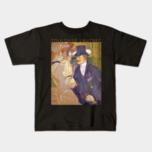 Toulouse Lautrec - The Englishman Kids T-Shirt